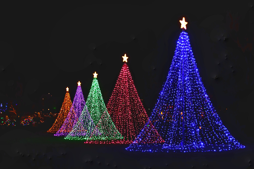 Holiday Light Displays + Events in the Ann Arbor Area 2022